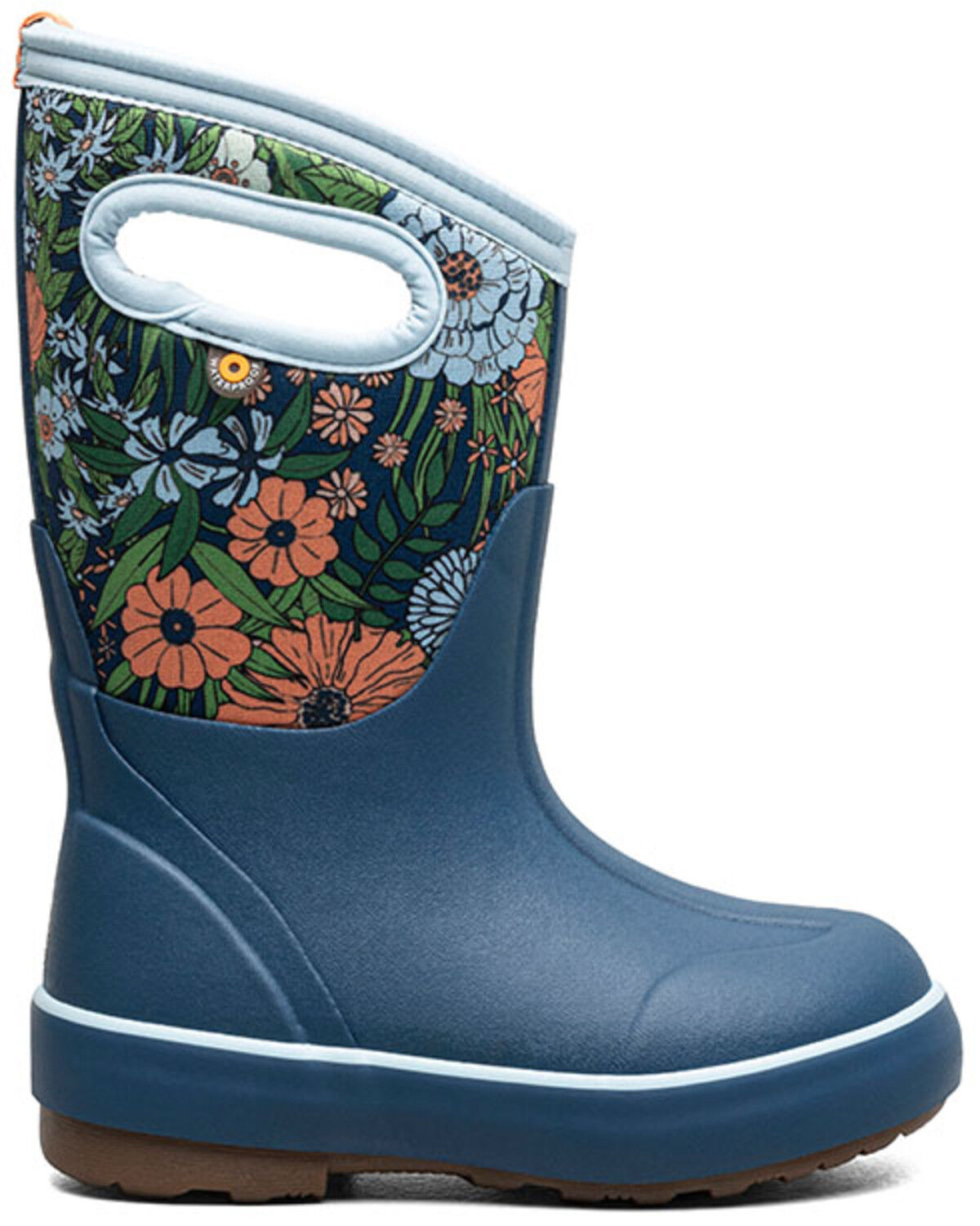 Bogs Girls' Classic II Vintage Floral Rubber Boots - Round Toe