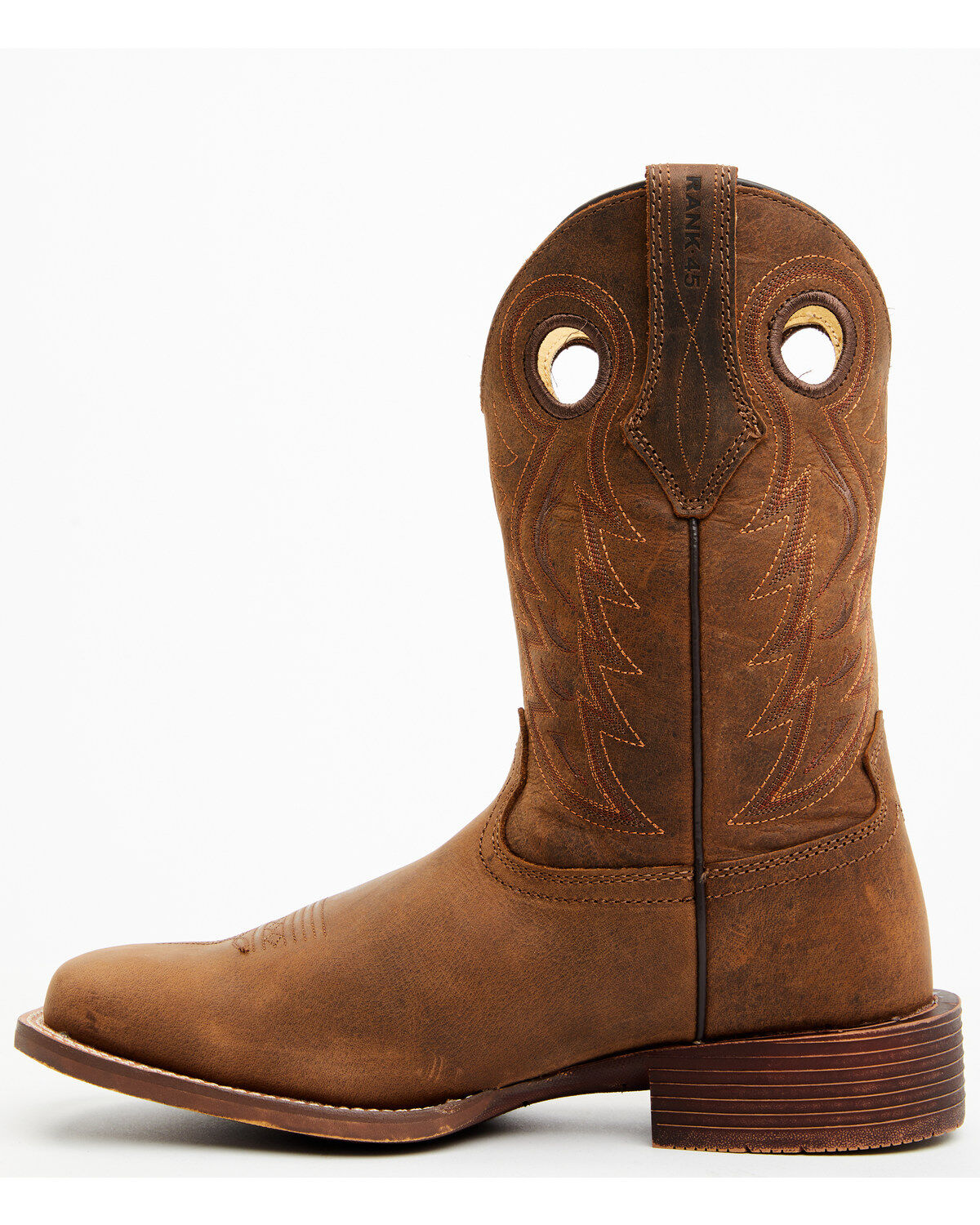RANK 45® Men's Warrior Performance Western Boots - Broad Square Toe