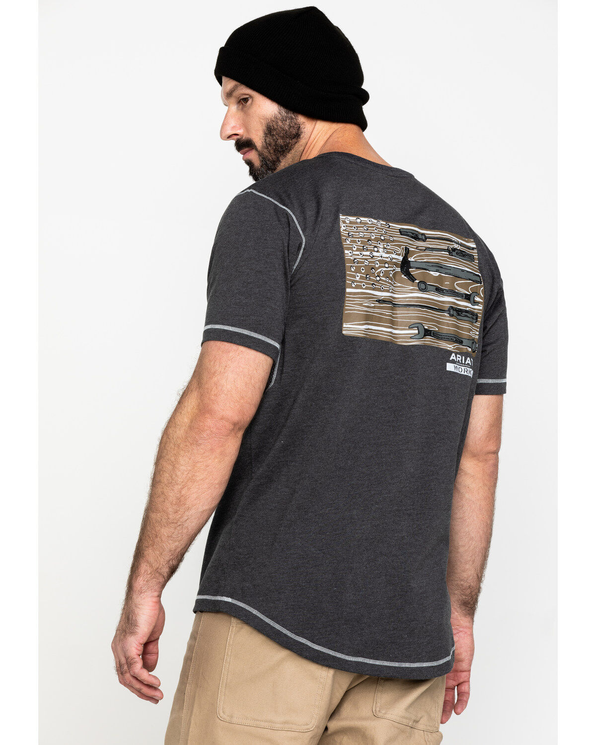 Ariat Men's Rebar Workman Technician Graphic Work T-Shirt