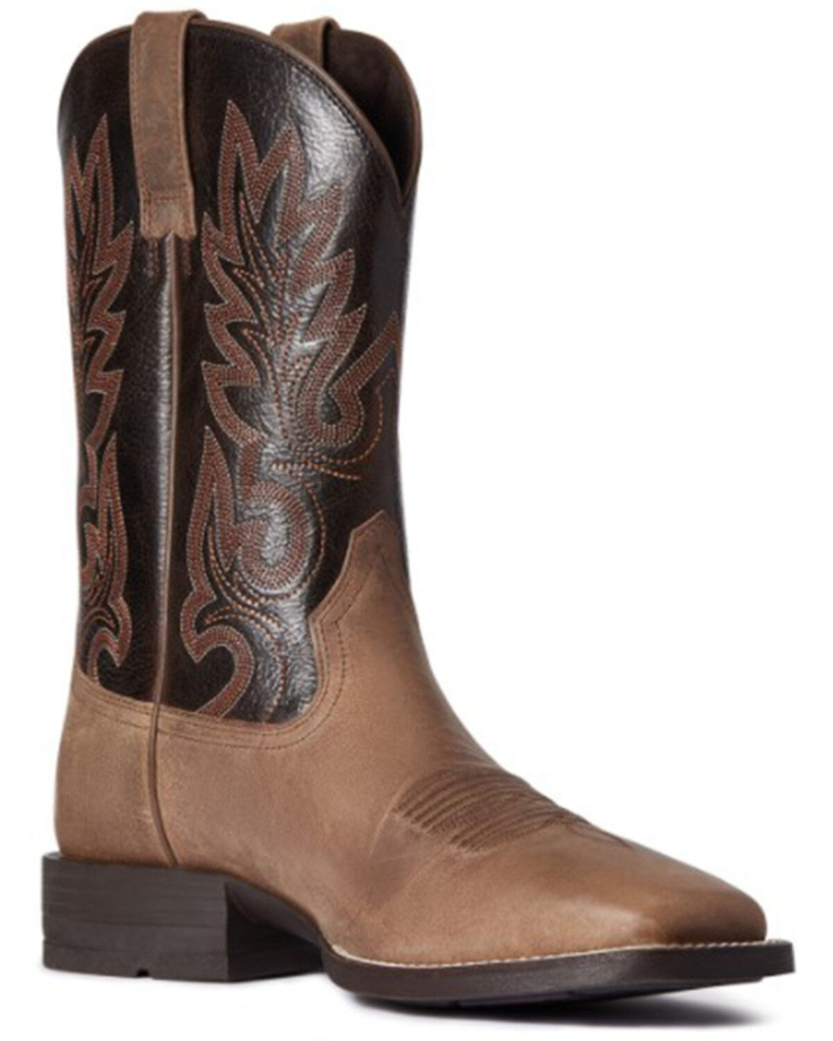 Ariat Men's Authentic Layton Western Boot - Broad Square Toe
