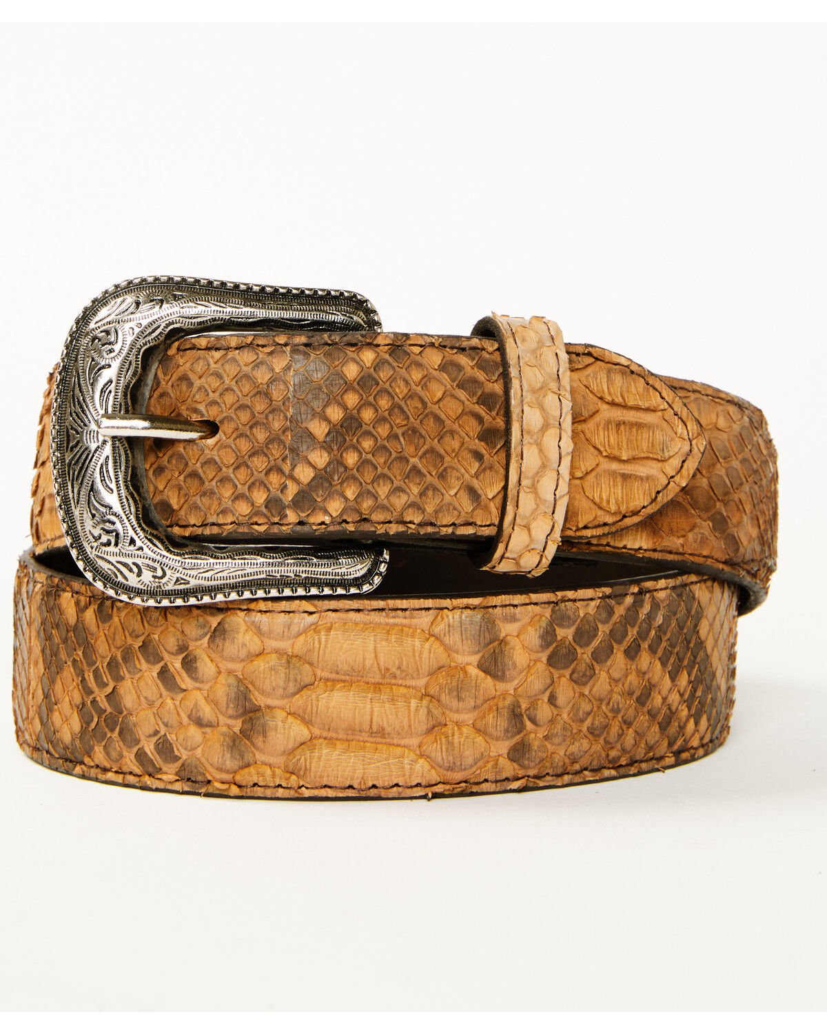 Cody James Men's Exotic Python Belly Belt
