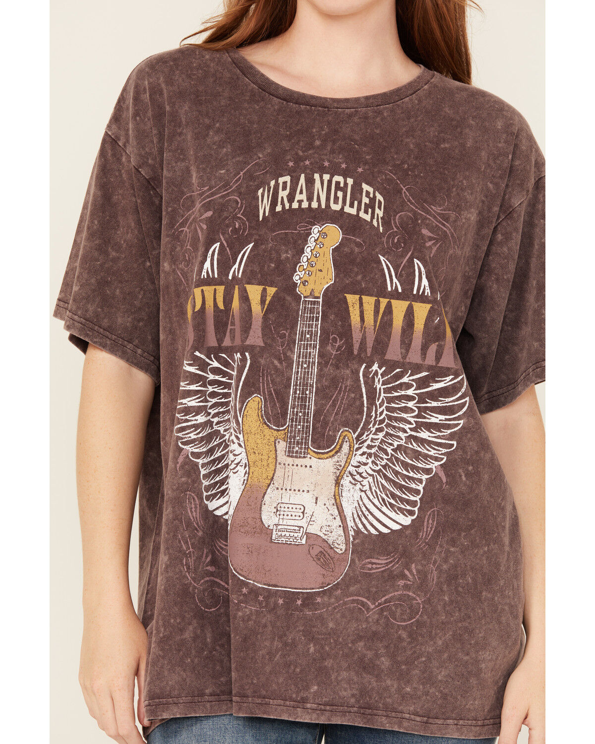 Wrangler Women's Stay Wild Short Sleeve Graphic Tee