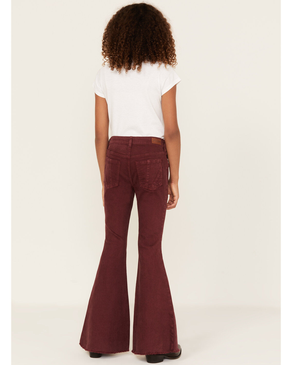 Shyanne Girls' Super Flare Raw Hem Jeans