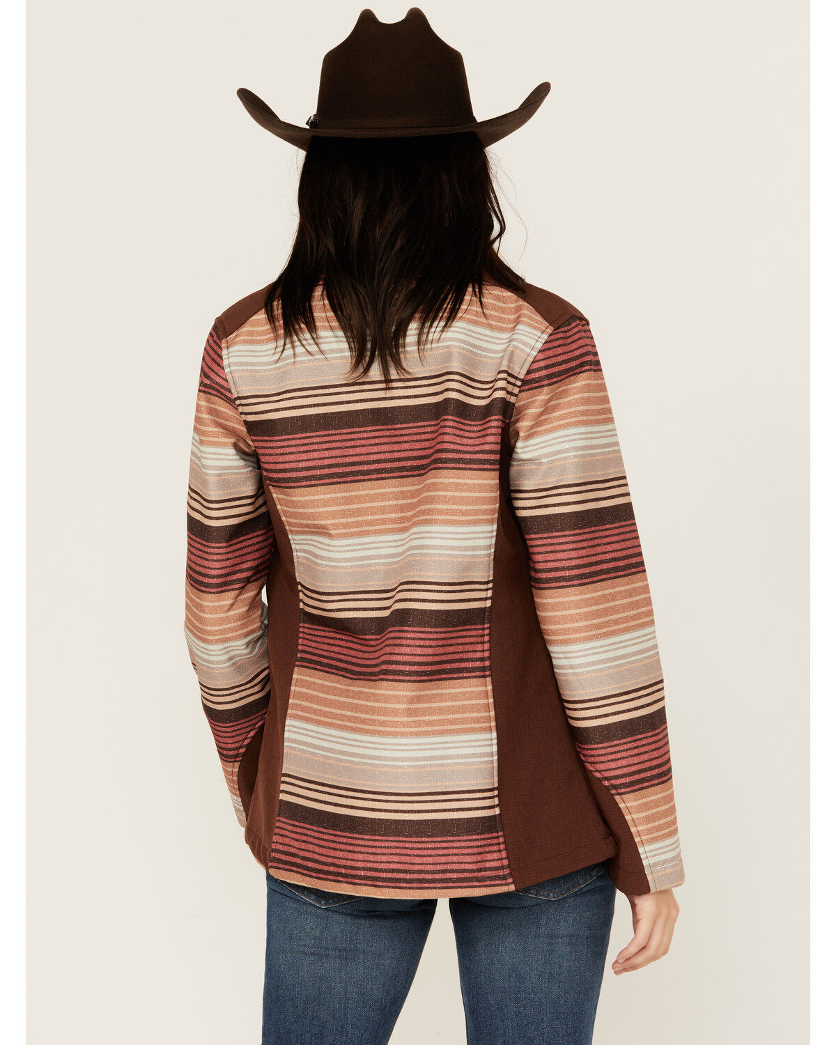 Cowgirl Hardware Women's Desert Serape Striped Softshell Jacket