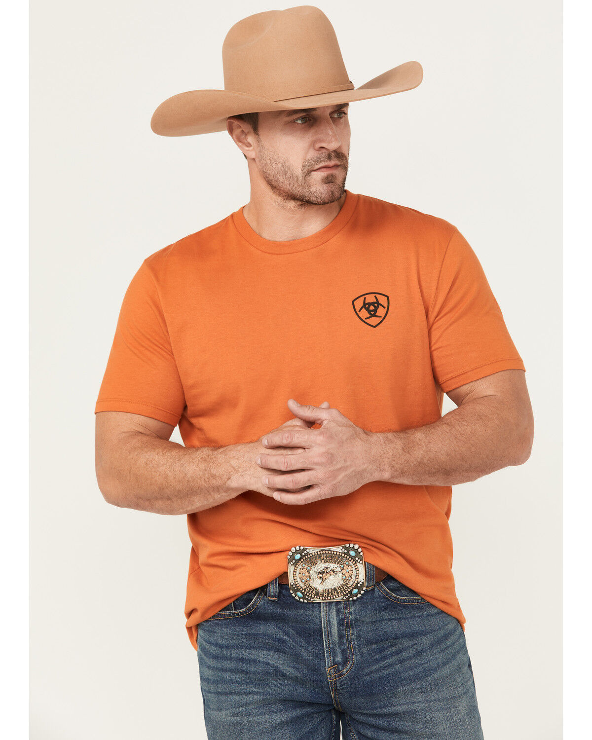 Ariat Men's Barb Shield Short Sleeve Graphic T-Shirt