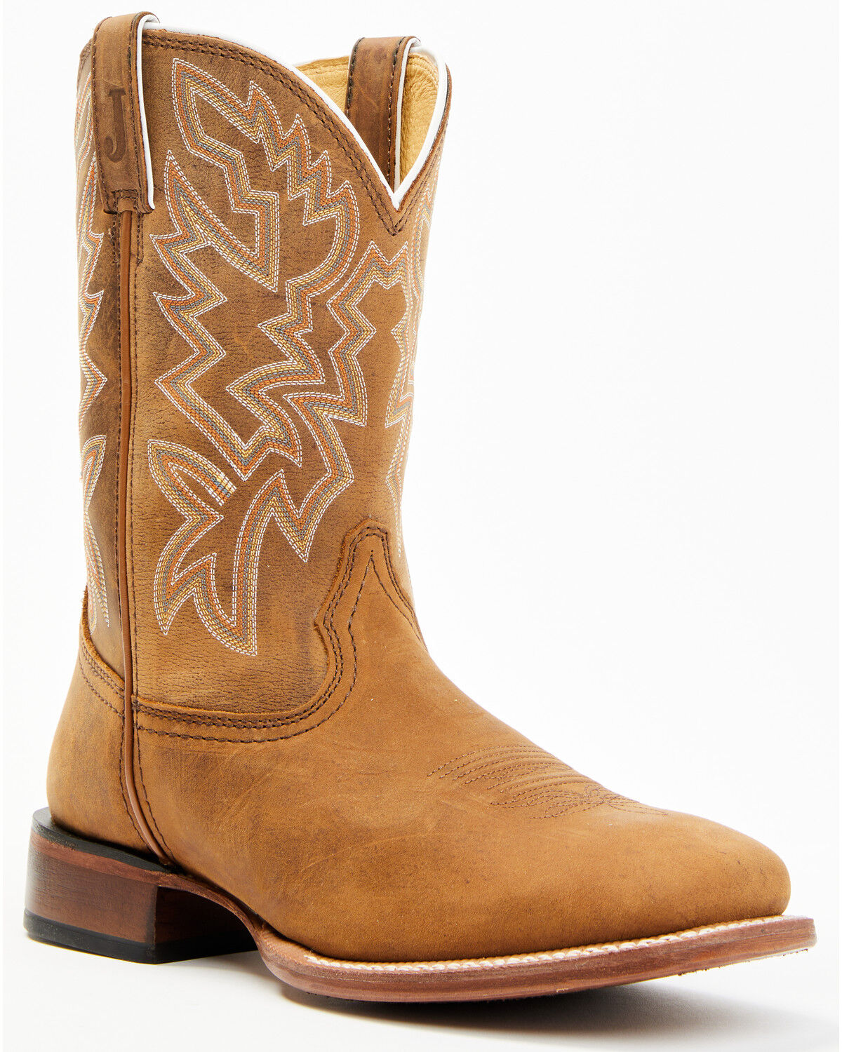 Justin Men's Frontier Western Boots - Broad Square Toe