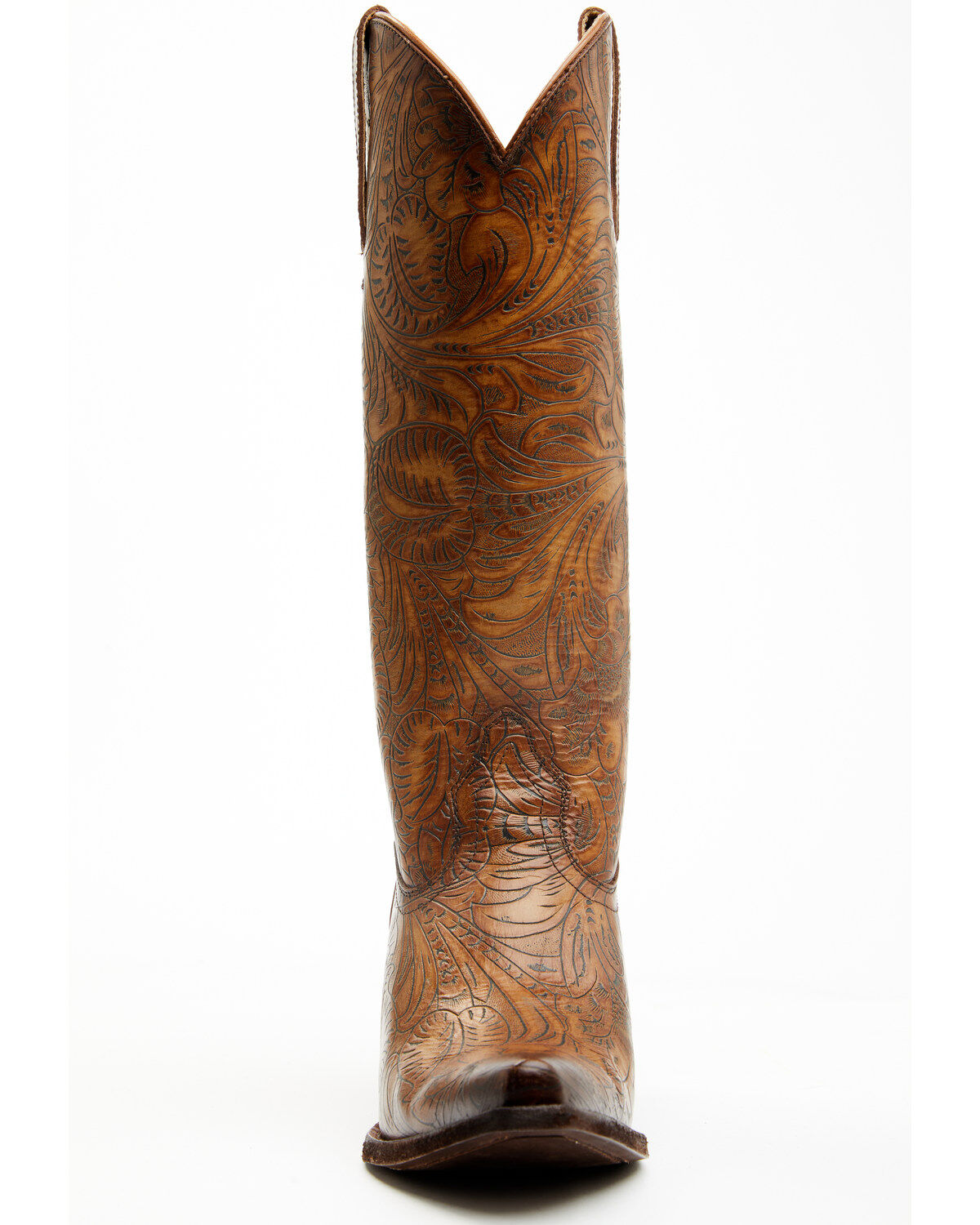 Shyanne Women's Eden Tooled Tall Western Boots - Snip Toe
