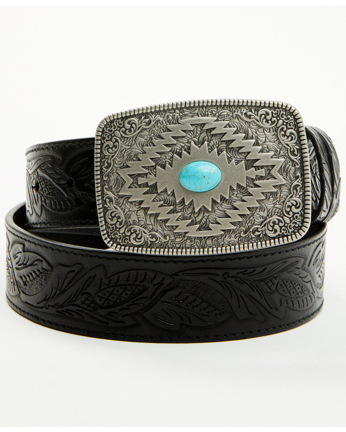 Cody James Men's Palmer Tooled Leather Belt