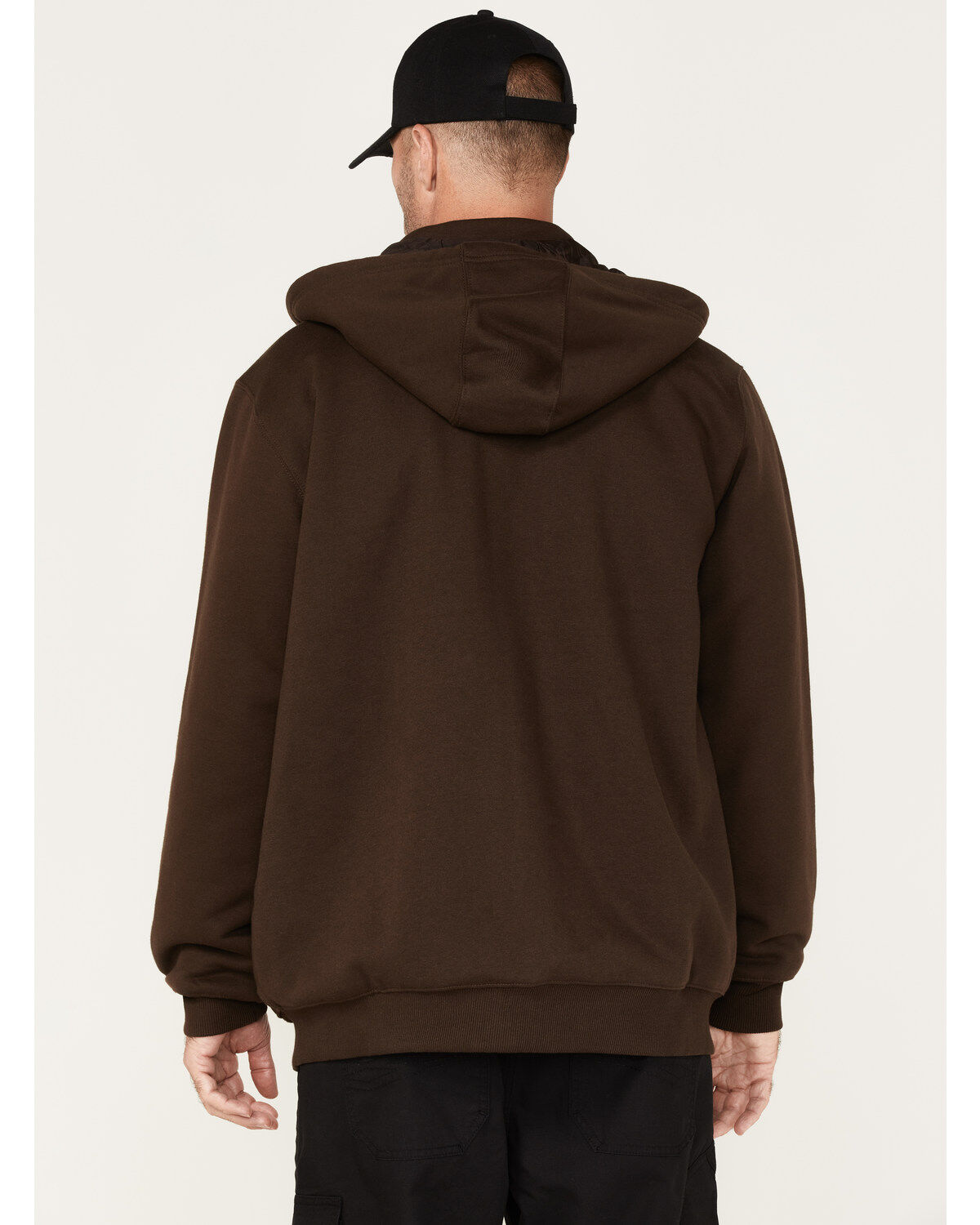 Hawx Men's Logo Quilted Hooded Zip Jacket