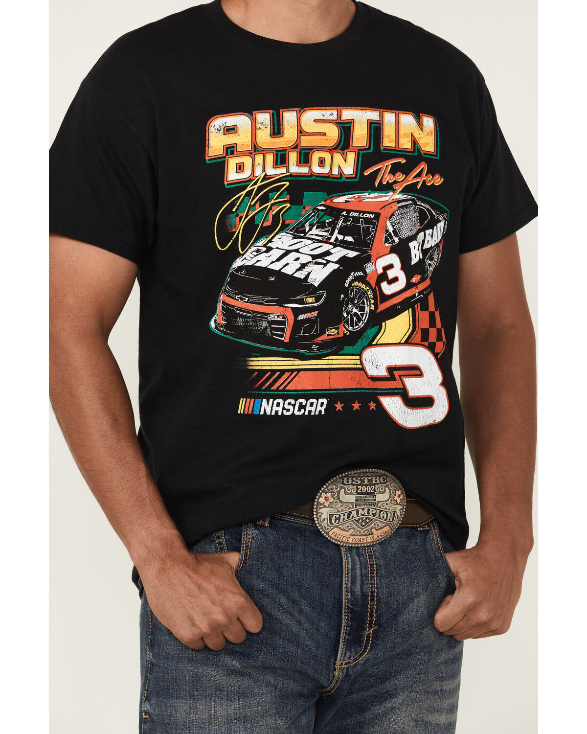 Nascar Men's Boot Barn Exclusive Austin Dillon Short Sleeve Graphic T-Shirt