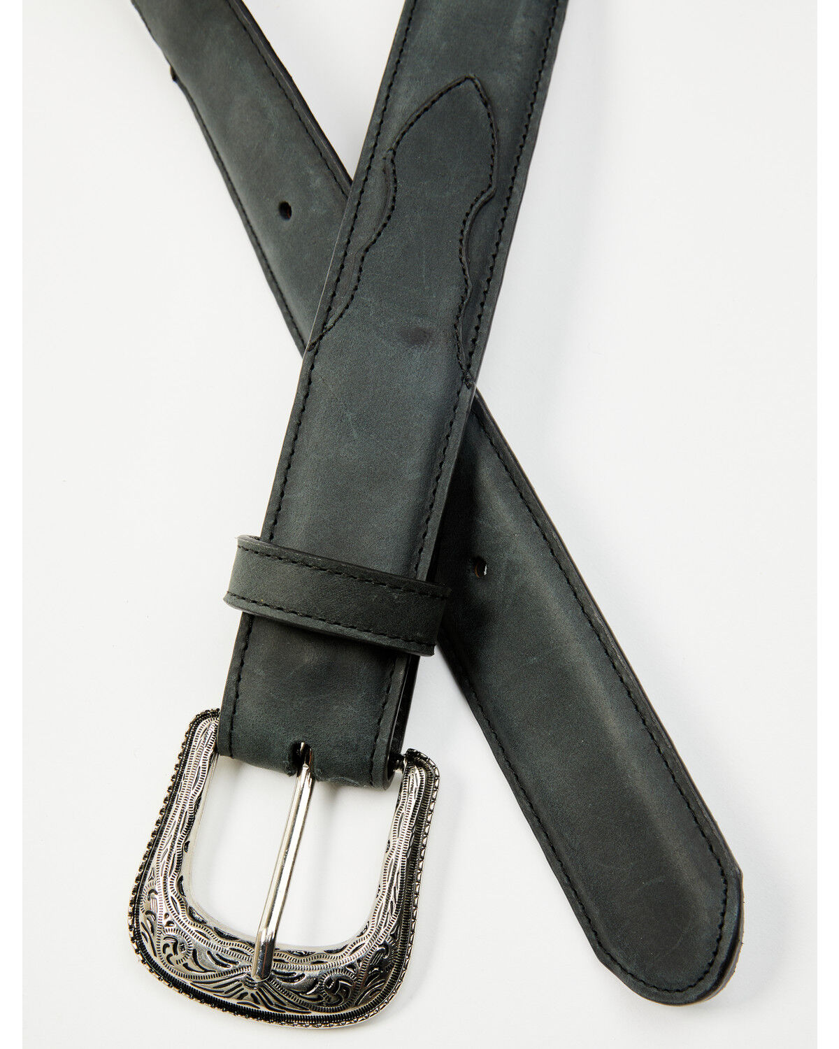 Cody James Men's Crazy Horse 2.0 Burnished Basic Leather Belt