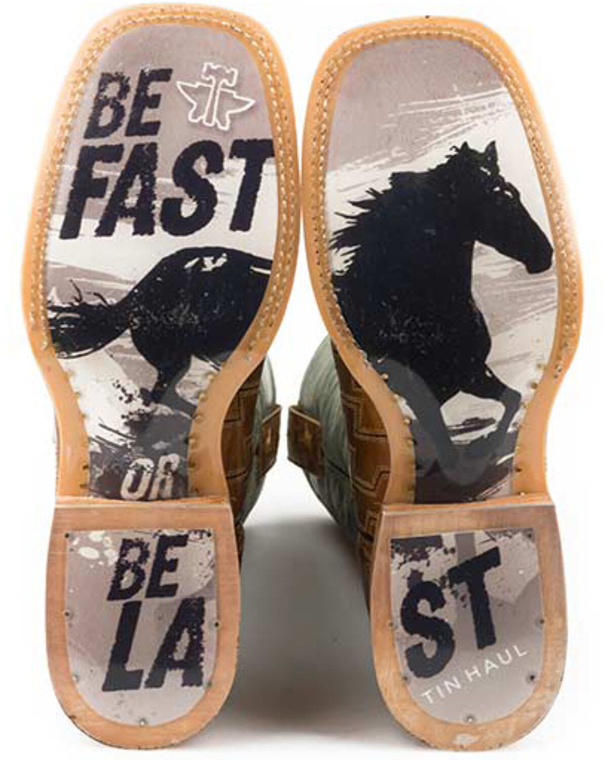 Tin Haul Men's Horse Power Western Boots - Broad Square Toe