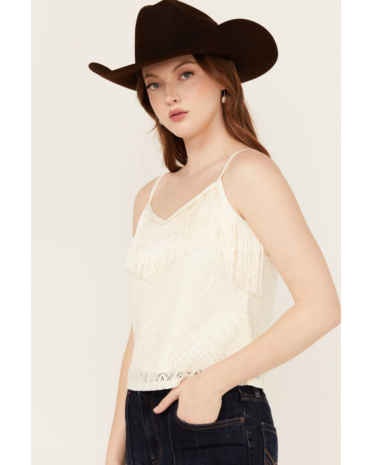 Idyllwind Women's Redmond Lace Fringe Cami
