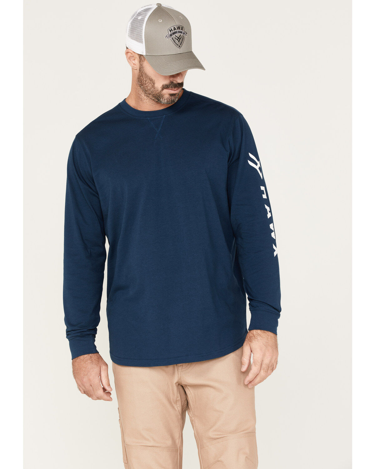Hawx Men's Logo Graphic Work T-Shirt