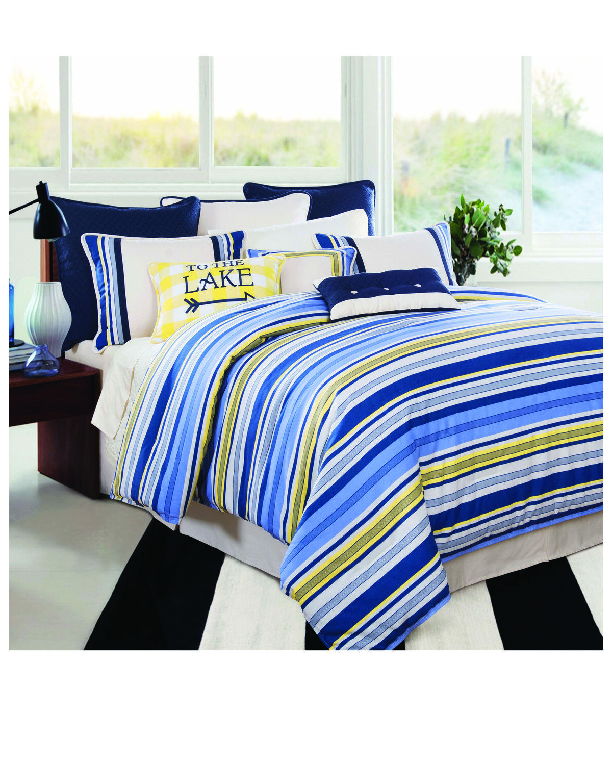 HiEnd Accents Super Queen Beaufort Bedding Set