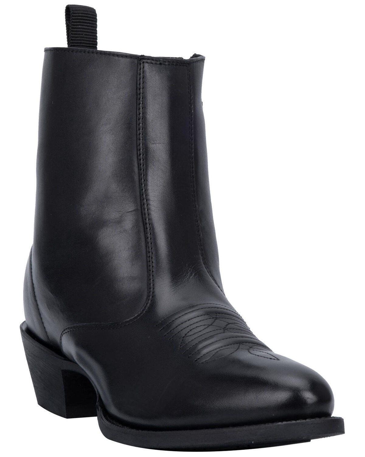 Laredo Men's Side Zipper Western Boots - Round Toe