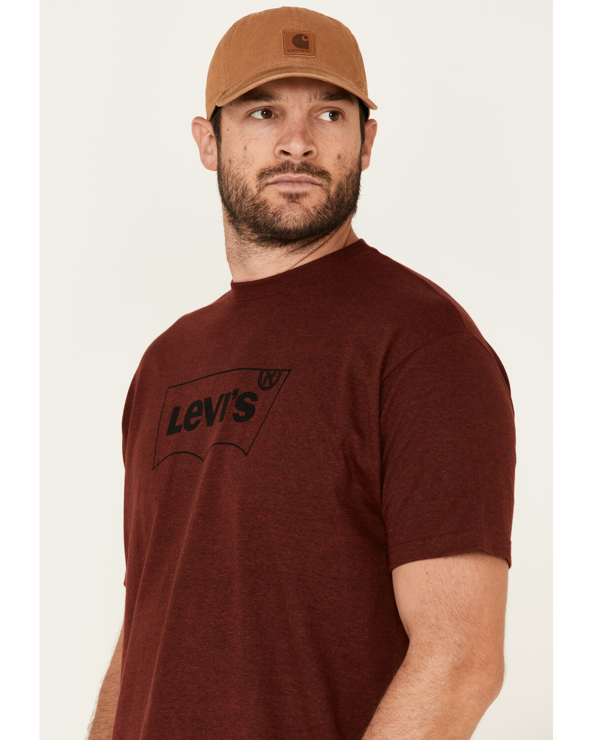 Levi's Men's Crimson Batwing Logo Graphic T-Shirt