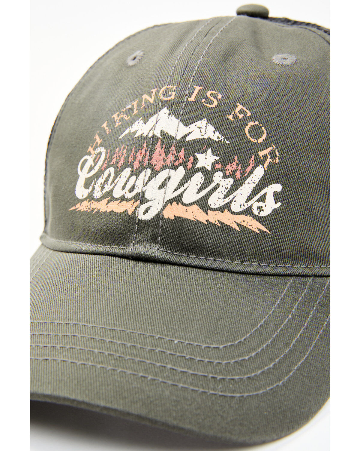 Shyanne Women's Hiking Is For Cowgirls Mesh-Back Ball Cap