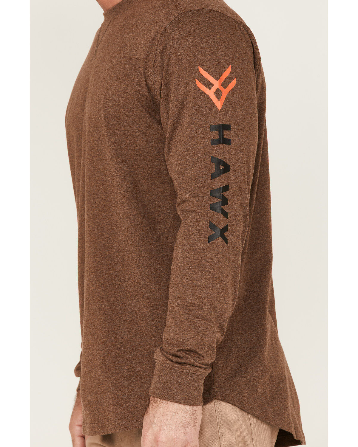 Hawx Men's Logo Graphic Long Sleeve Work T-Shirt