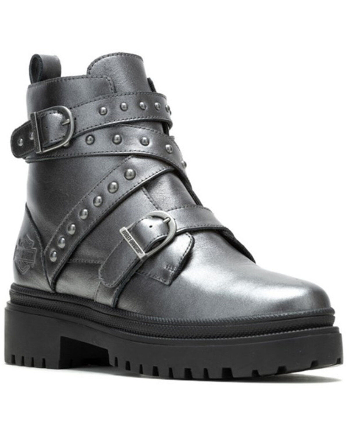 Harley Davidson Women's Carrigan Motorcycle Boots - Round Toe