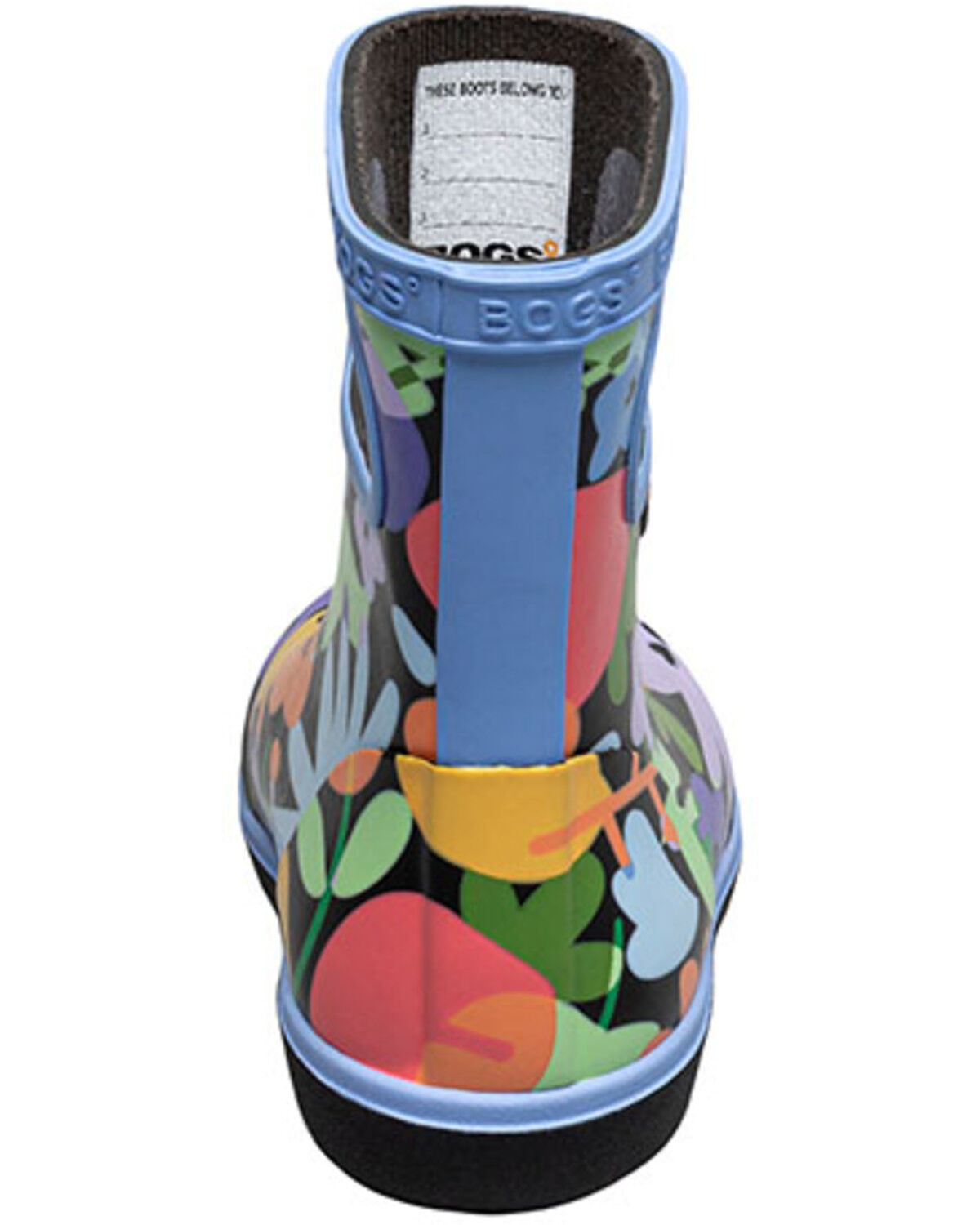 Bogs Toddler Girls' Skipper II Overlap Flowers Rain Boots