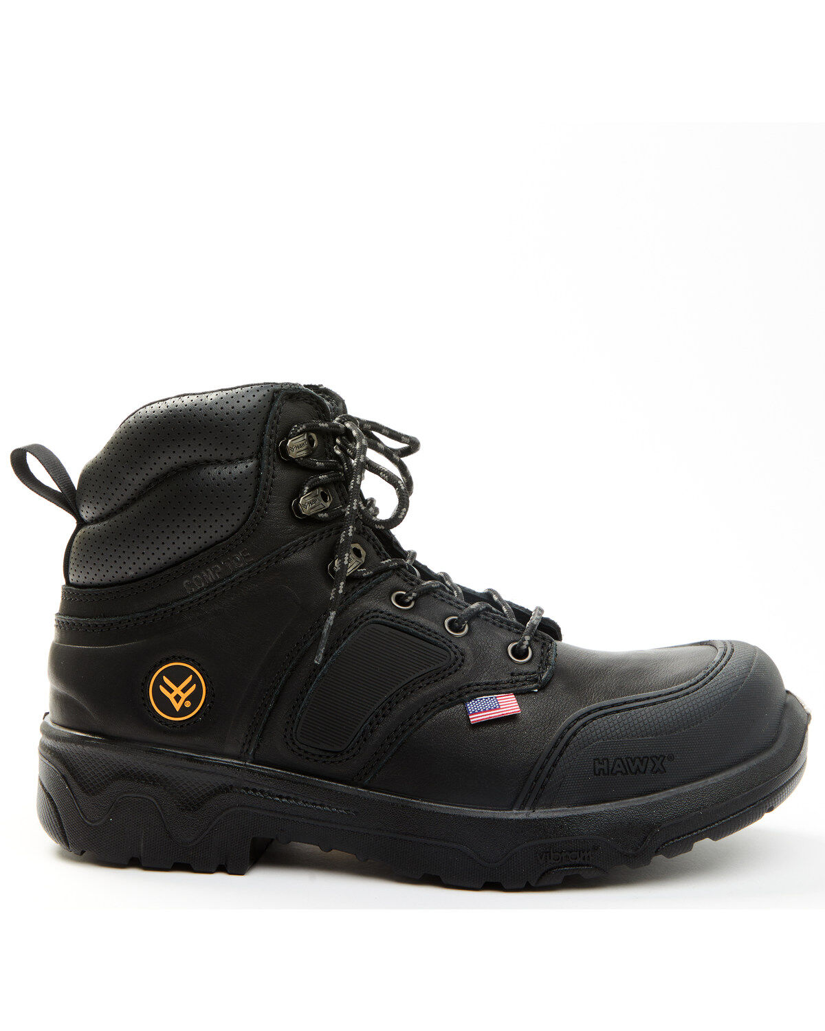Hawx Men's 6" Anthem Waggled Lace-Up Work Boots - Composite Toe