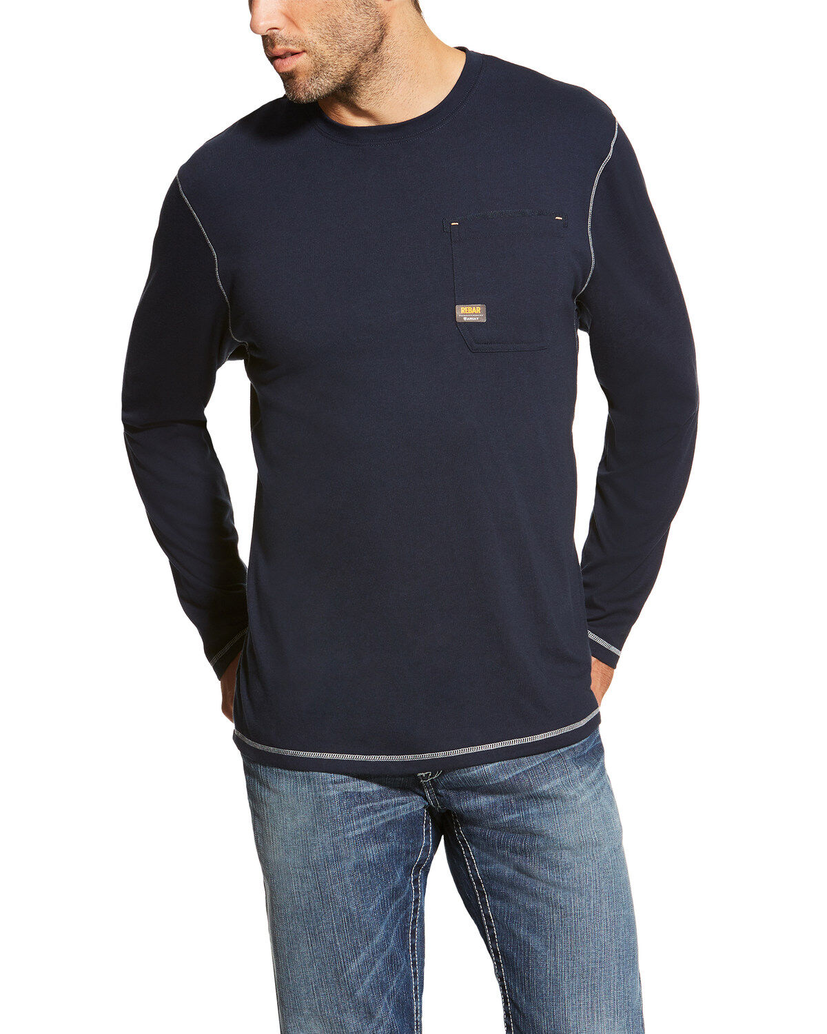 Ariat Men's Rebar Workman Long Sleeve Work T-Shirt - Big