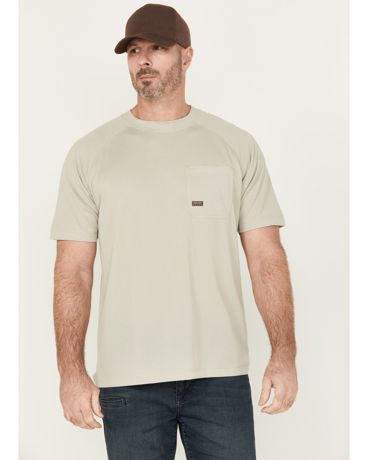 Ariat Men's Rebar Heat Fighter Wired Short Sleeve Pocket Work Shirt