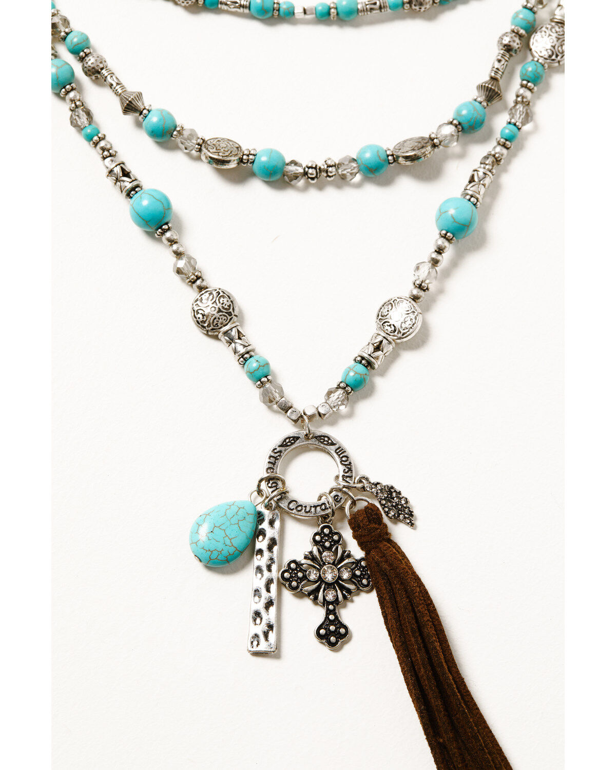 Shyanne Women's Desert Wanderer Multi Chain Tassel Necklace