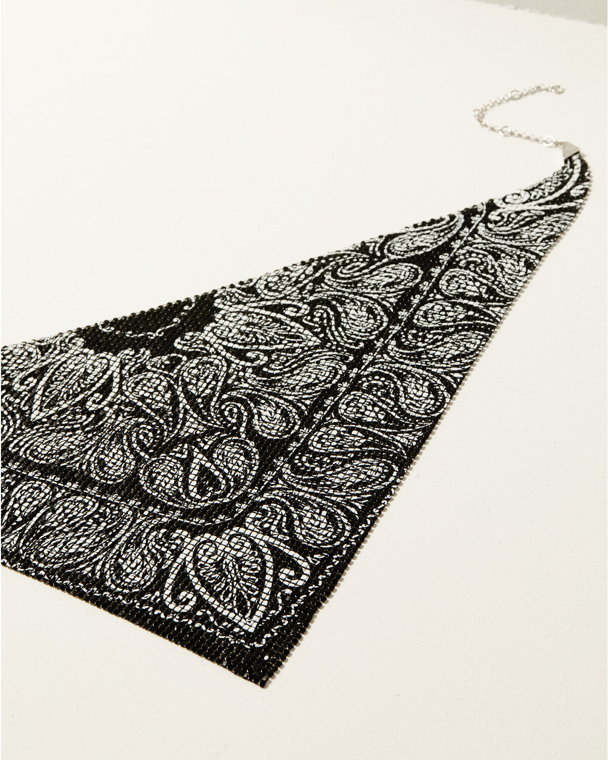 Idyllwind Women's Black Nashboro Bandana Mesh Necklace