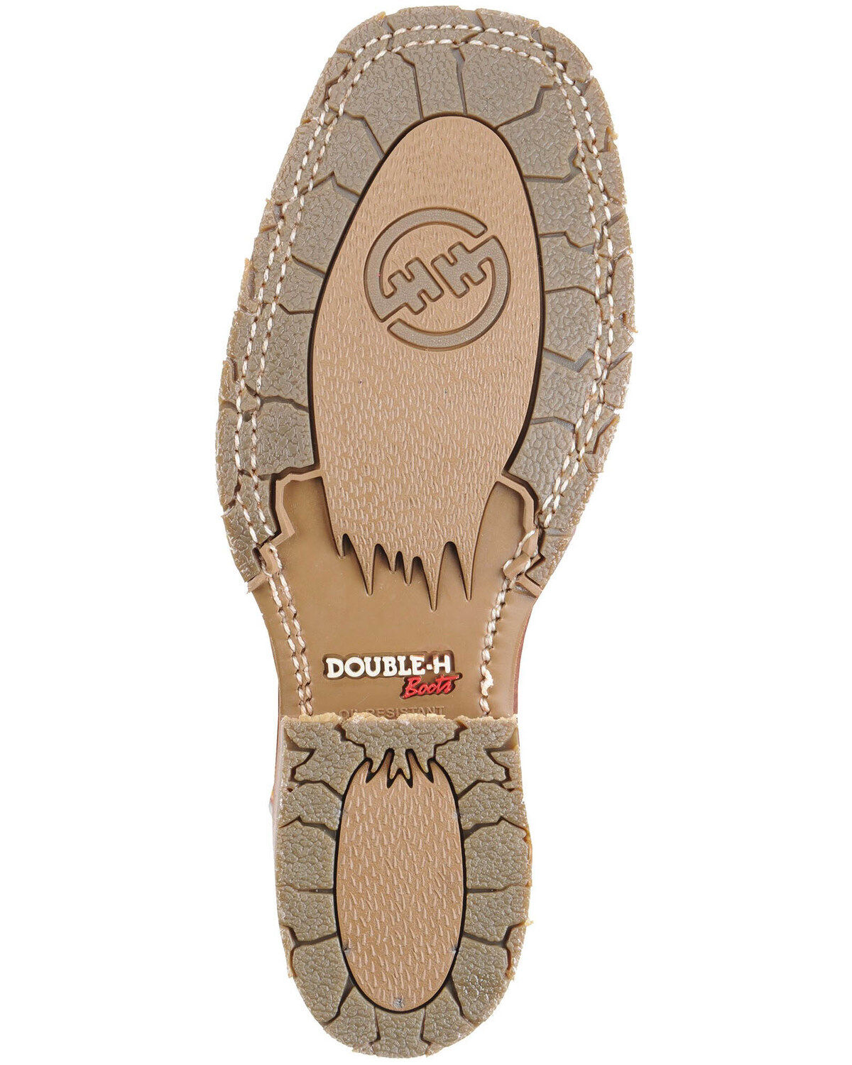 Double H Men's I.C.E. Saddle Vamp Western Work Boots - Broad Square Toe