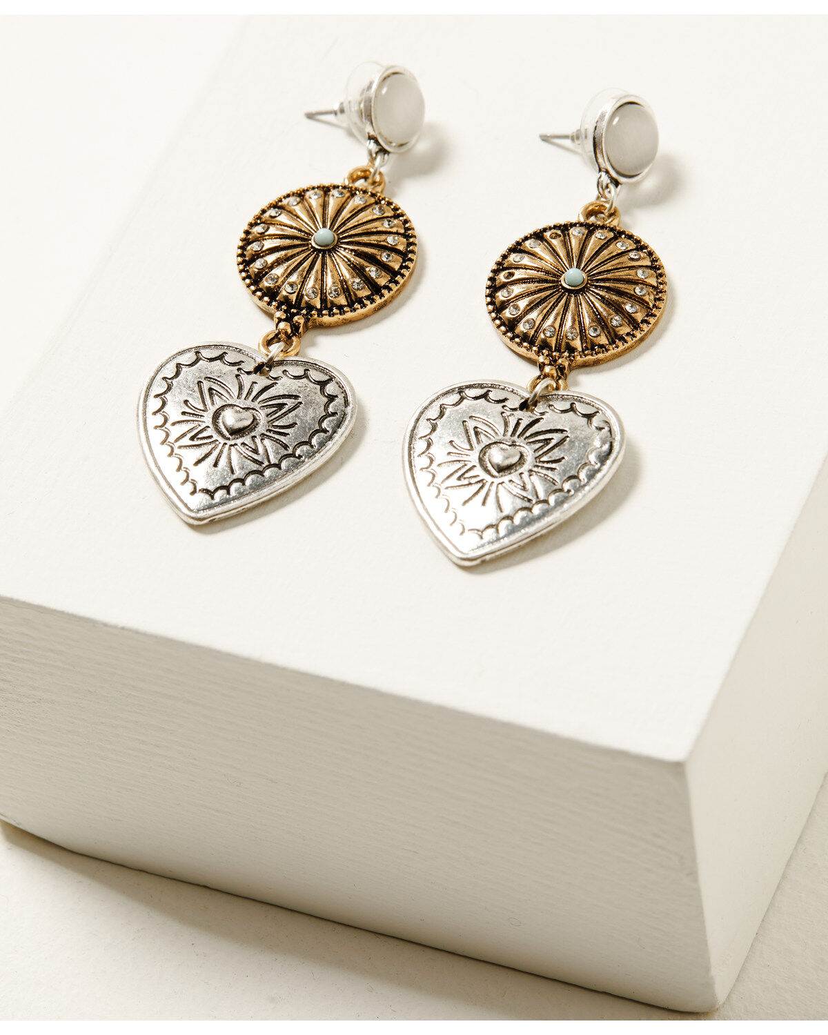 Shyanne Women's Heart Statement Earrings