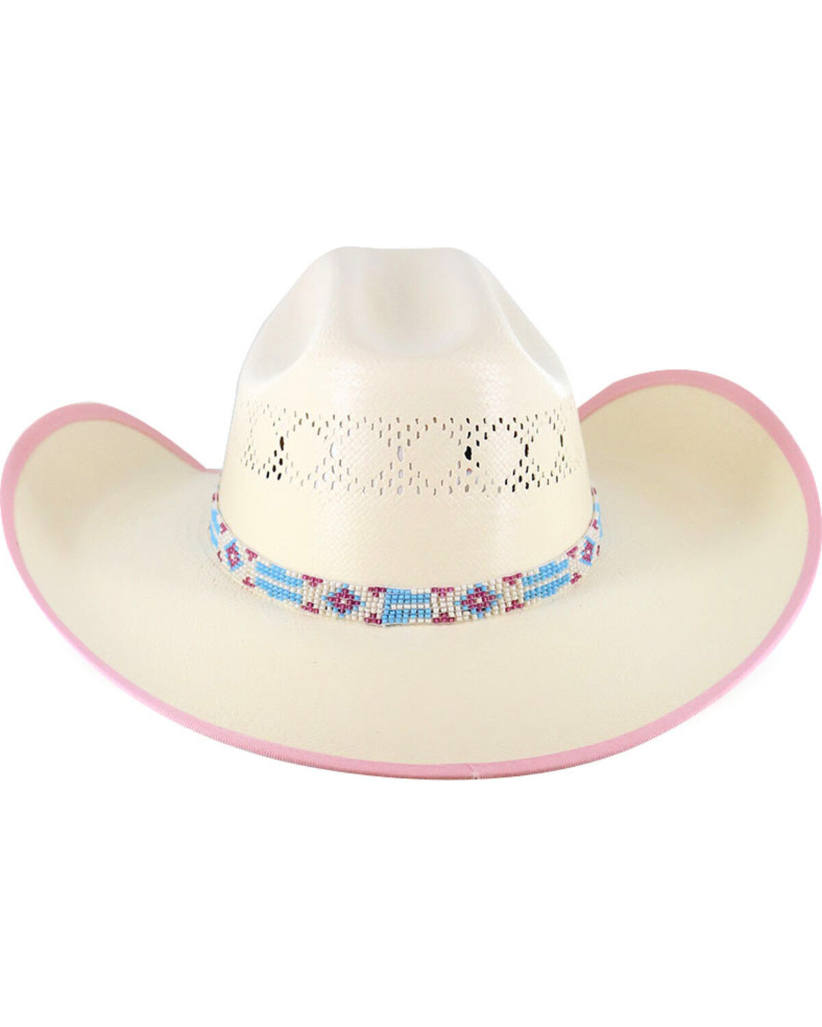 Charlie 1 Horse Girls' Gracie Straw Cowboy Hat