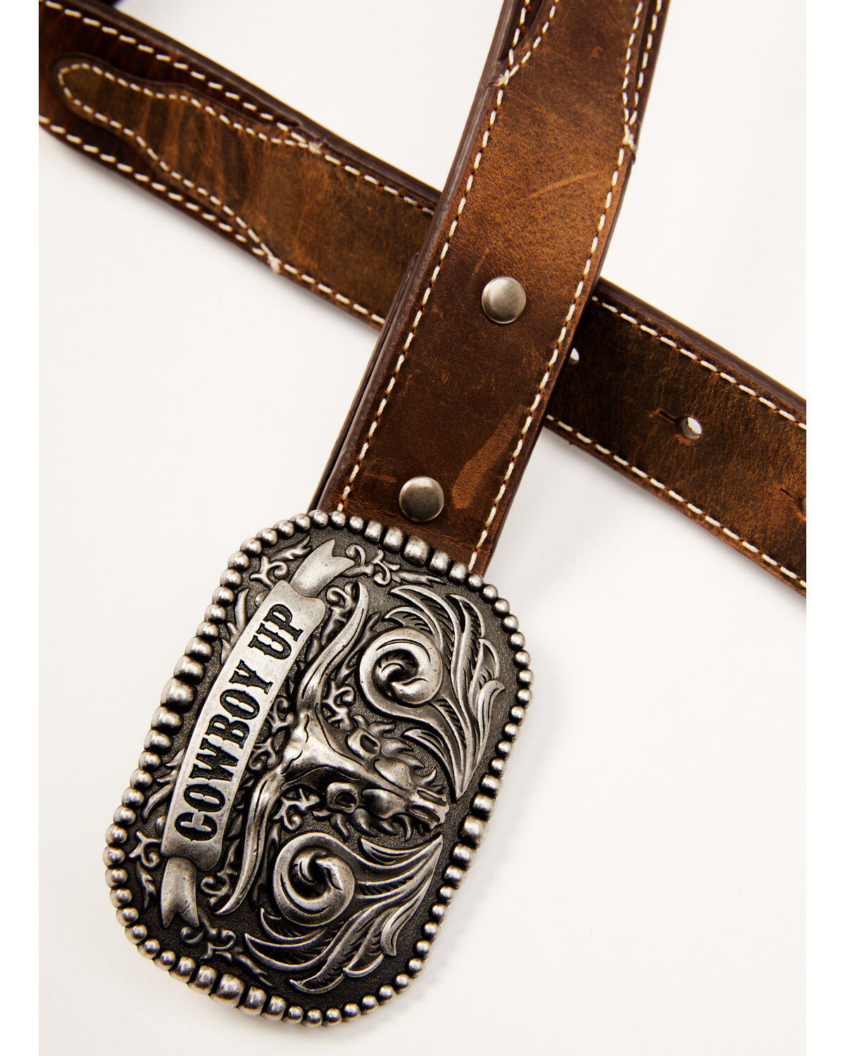 Cody James Boys' Cowboy Up Western Belt