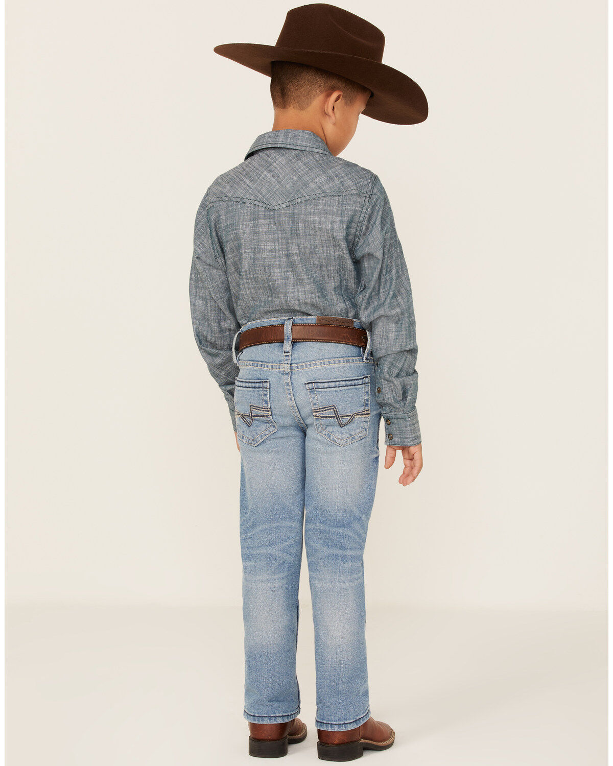 Cody James Little Boys' Flint Light Wash Stretch Slim Straight Jeans - Sizes 4-8