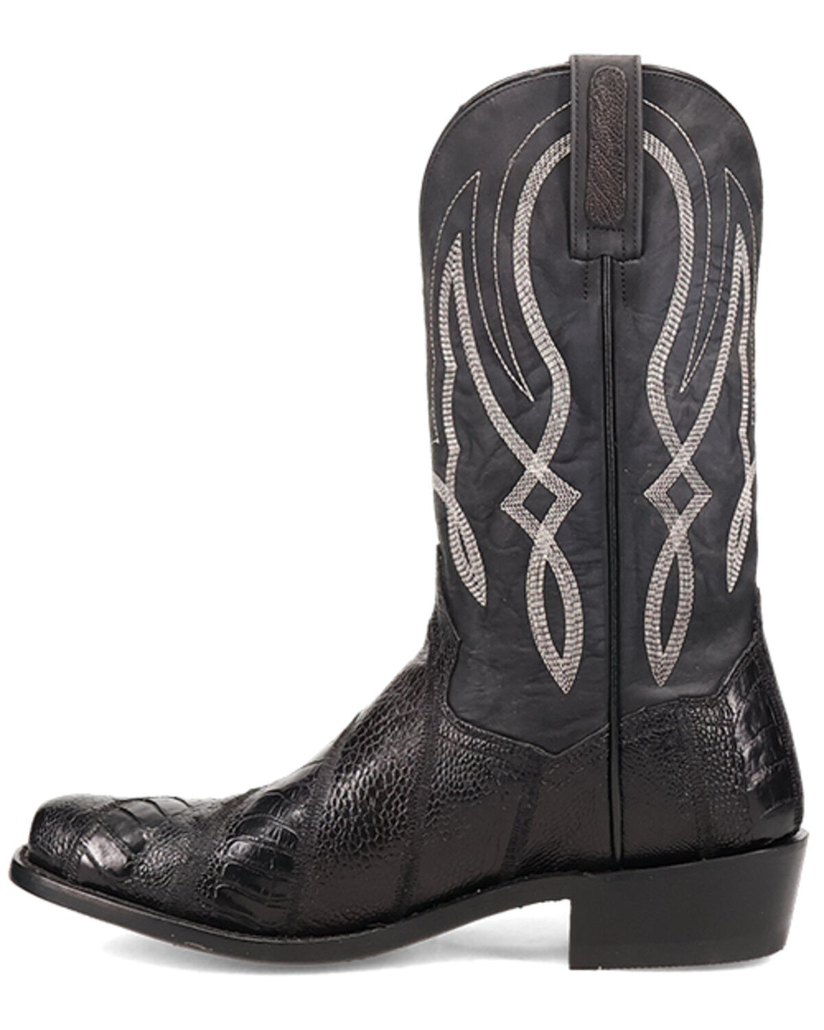 Dan Post Men's Exotic Ostrich Leg Western Boots - Square Toe