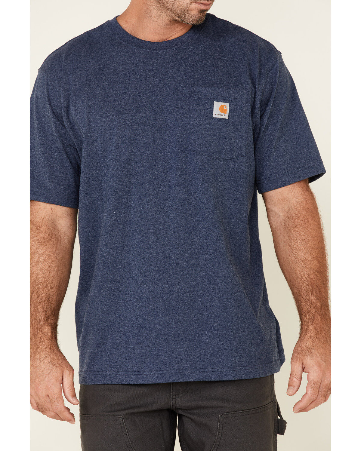 Carhartt Men's Loose Fit Heavyweight Logo Pocket Work T-Shirt