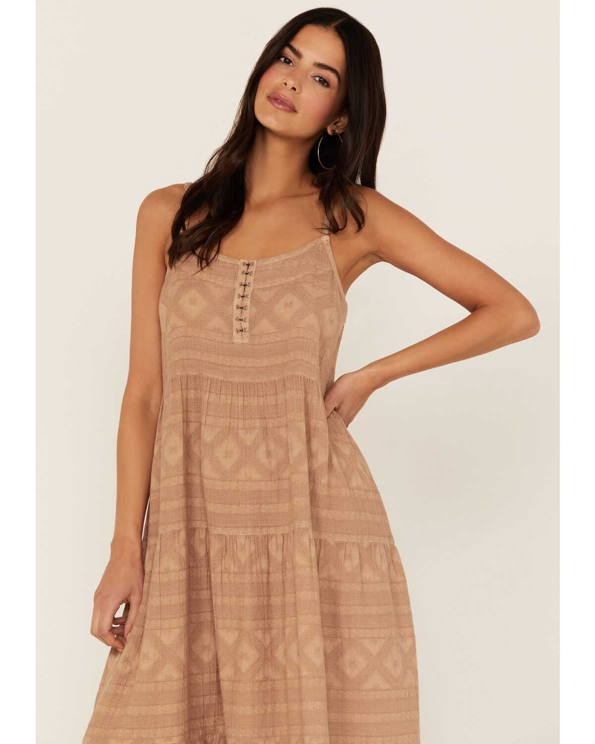 Cleo + Wolf Women's Tiered Midi Dress