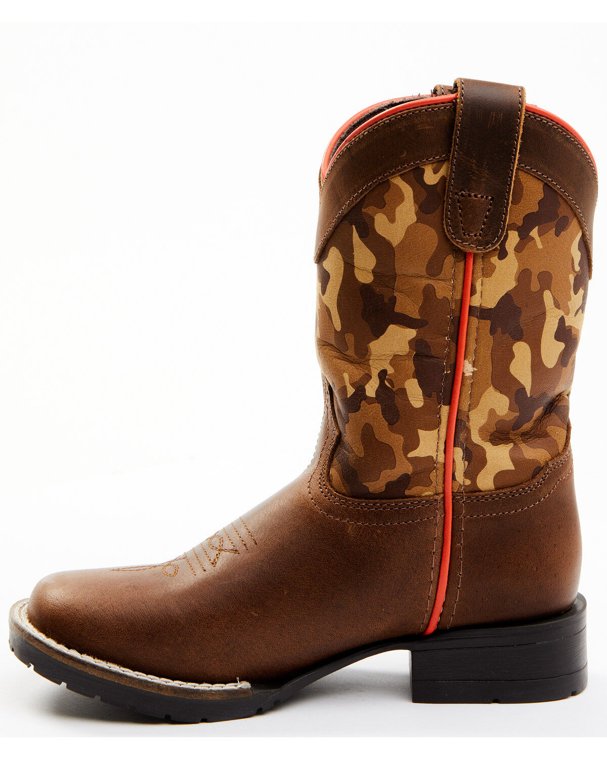 Cody James Boys' Camo Western Boot - Square Toe