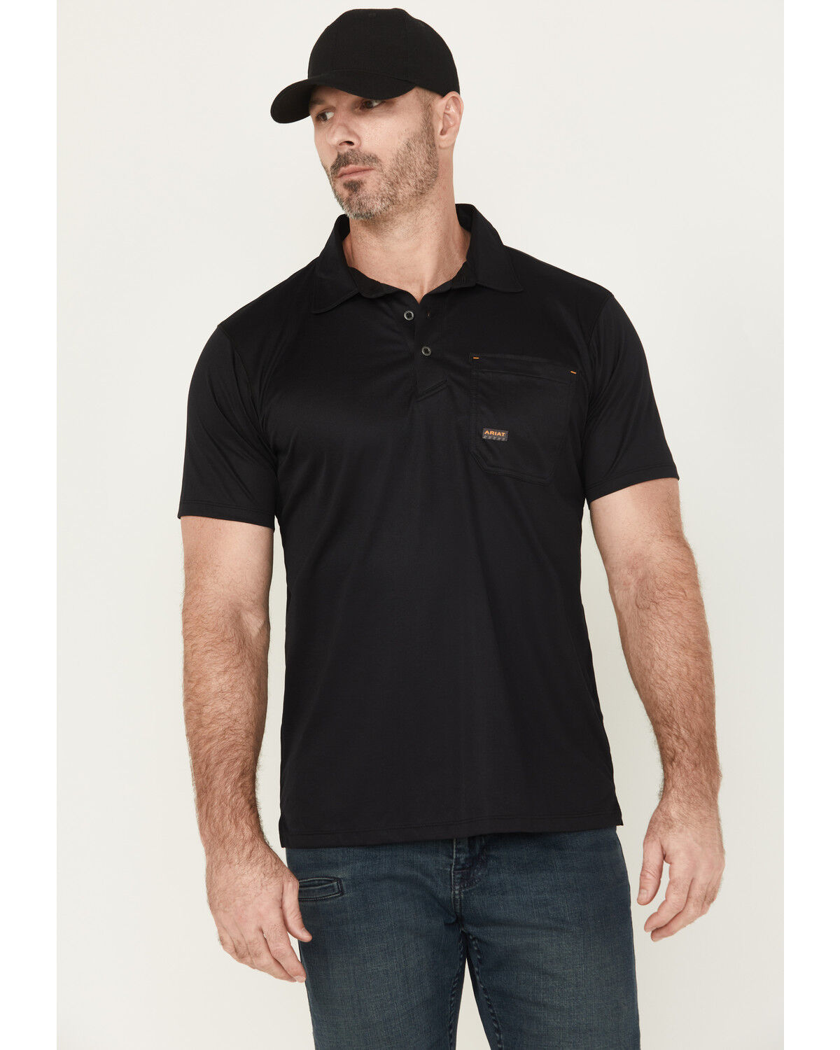 Ariat Men's Rebar Foreman Short Sleeve Polo Shirt