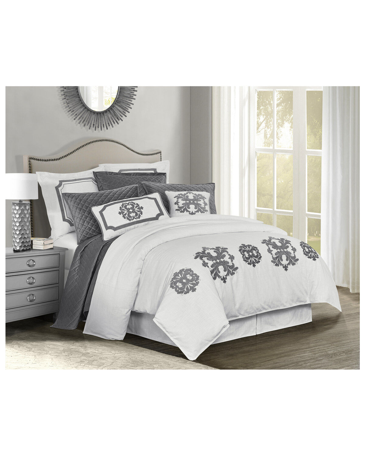 HiEnd Accents Super Queen Madison Linen Duvet