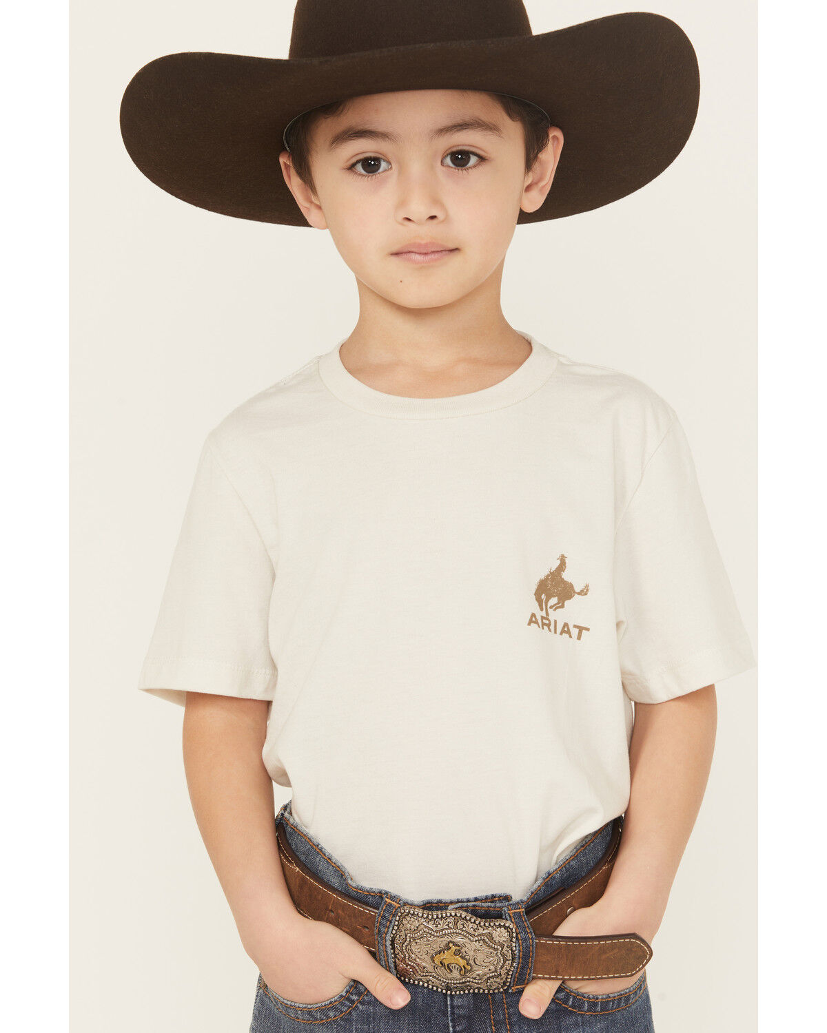 Ariat Boys' Bronco Flag Short Sleeve Graphic T-Shirt