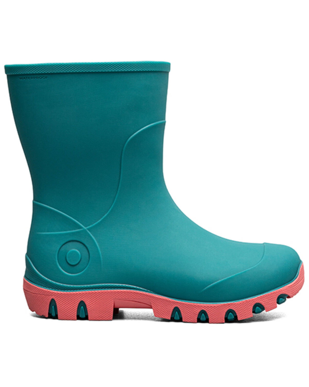 Bogs Girls' Essential Mid Rain Boots - Round Toe
