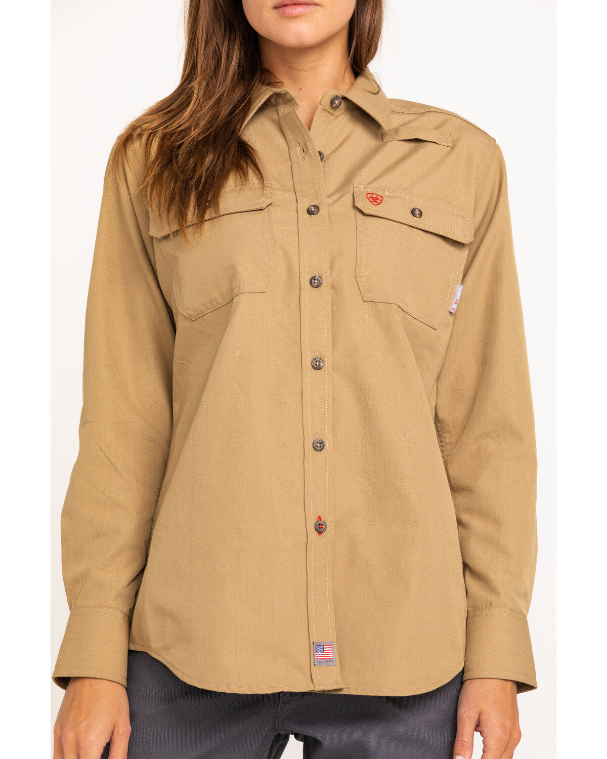 Ariat Women's FR Featherlight Long Sleeve Work Shirt