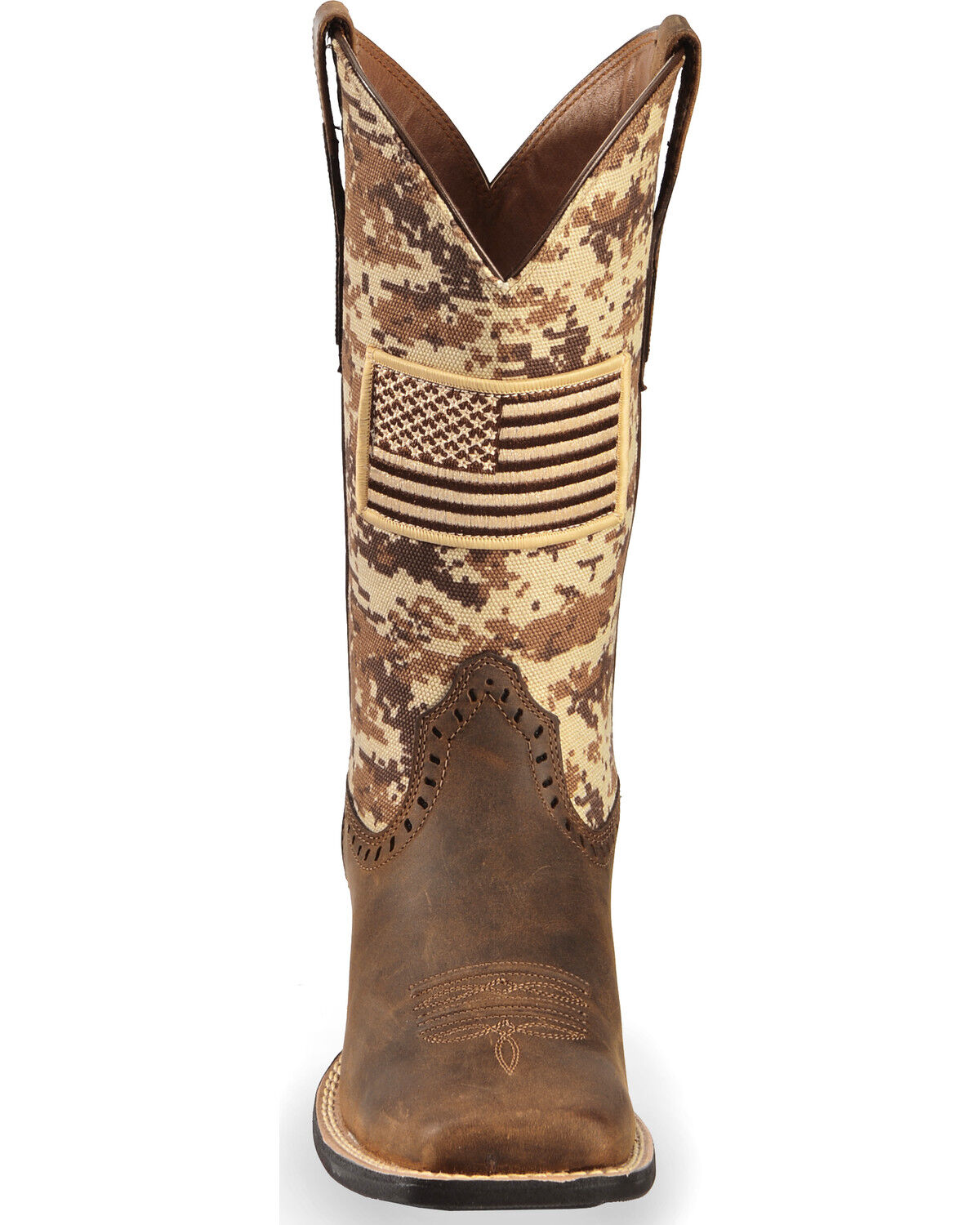 Ariat Women's Round Up Patriot Western Performance Boots - Broad Square Toe