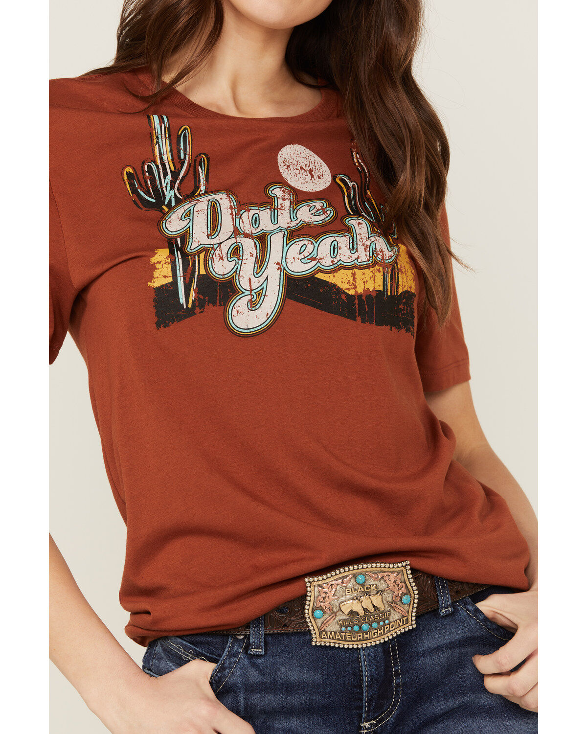 Panhandle Women's Dale Yeah Desert Short Sleeve Graphic Tee