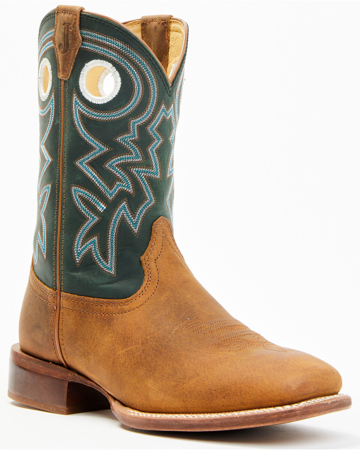 Justin Men's Frontier Western Boots - Broad Square Toe