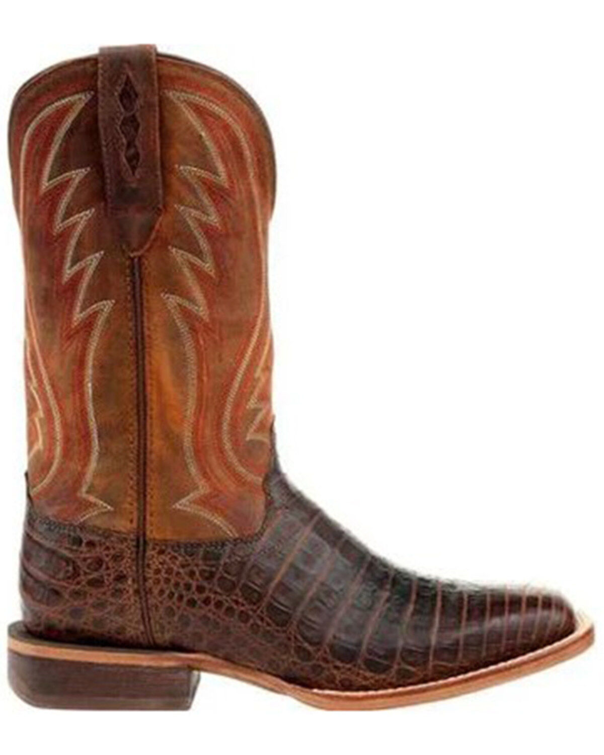 Durango Men's Arena Pro Exotic Caiman Skin Western Boots - Square Toe