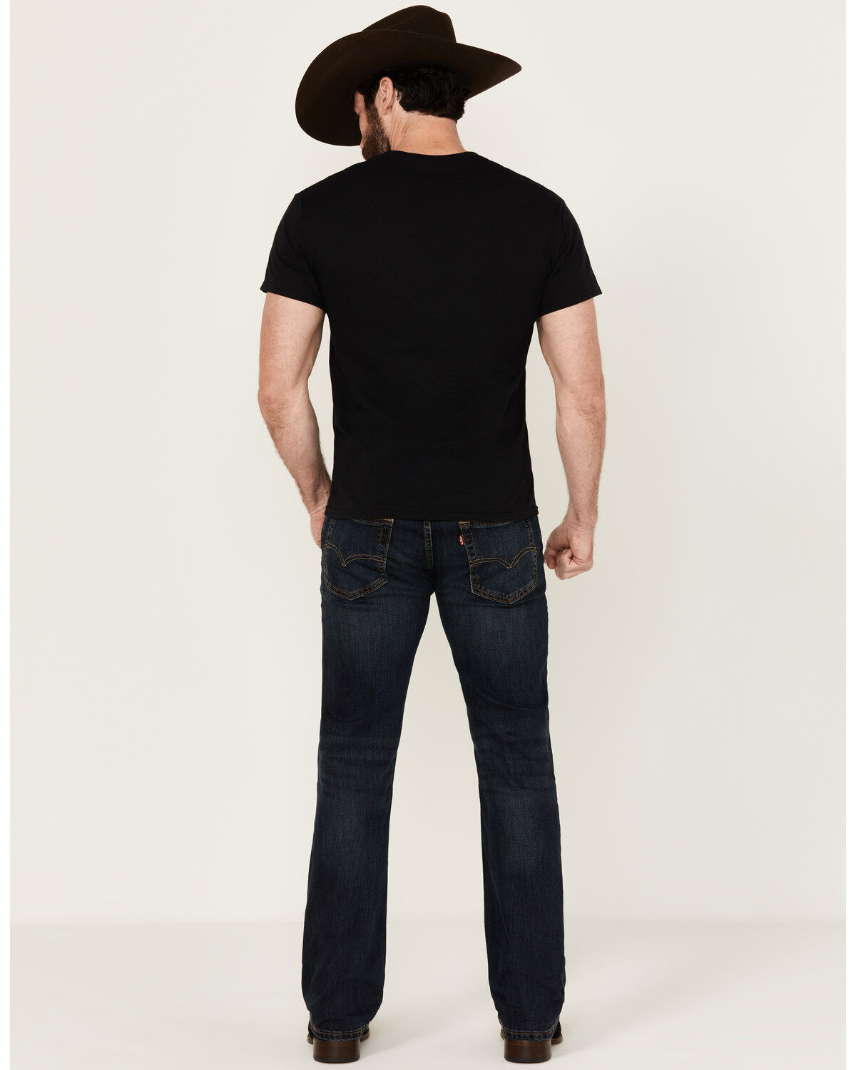 Levi's Men's 527 Sequoia Dark Wash Slim Bootcut Stretch Denim Jeans