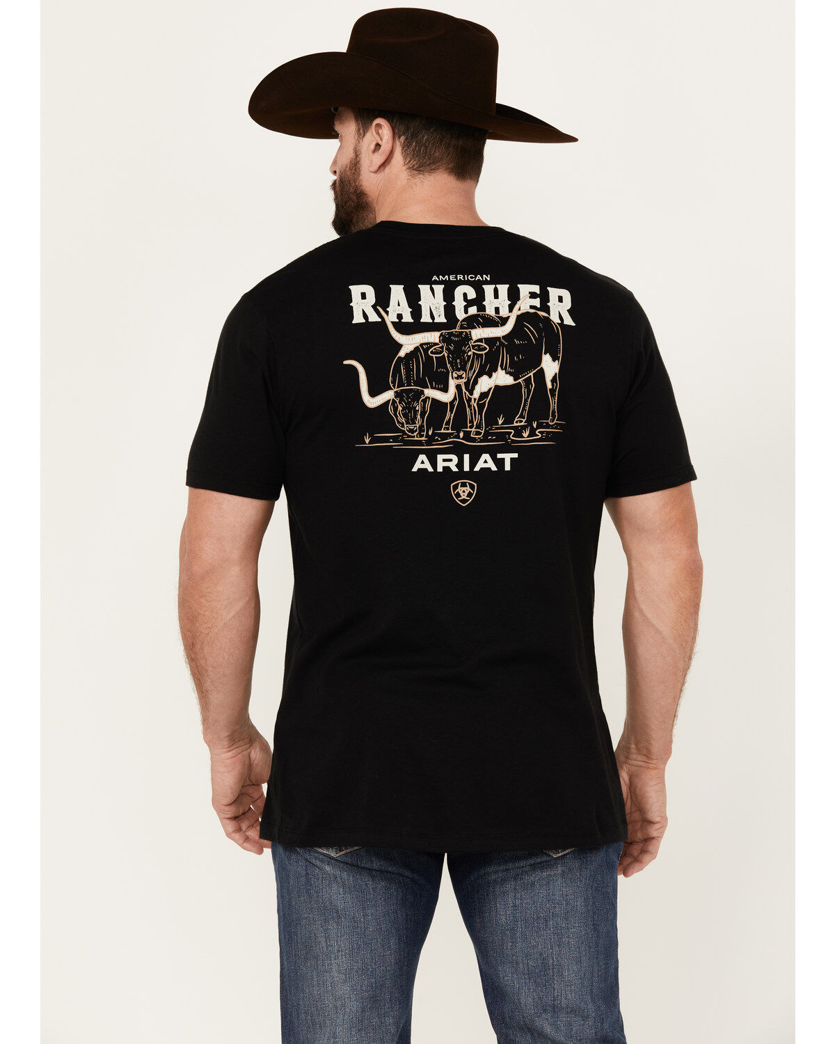 Ariat Men's American Rancher Short Sleeve Graphic T-Shirt